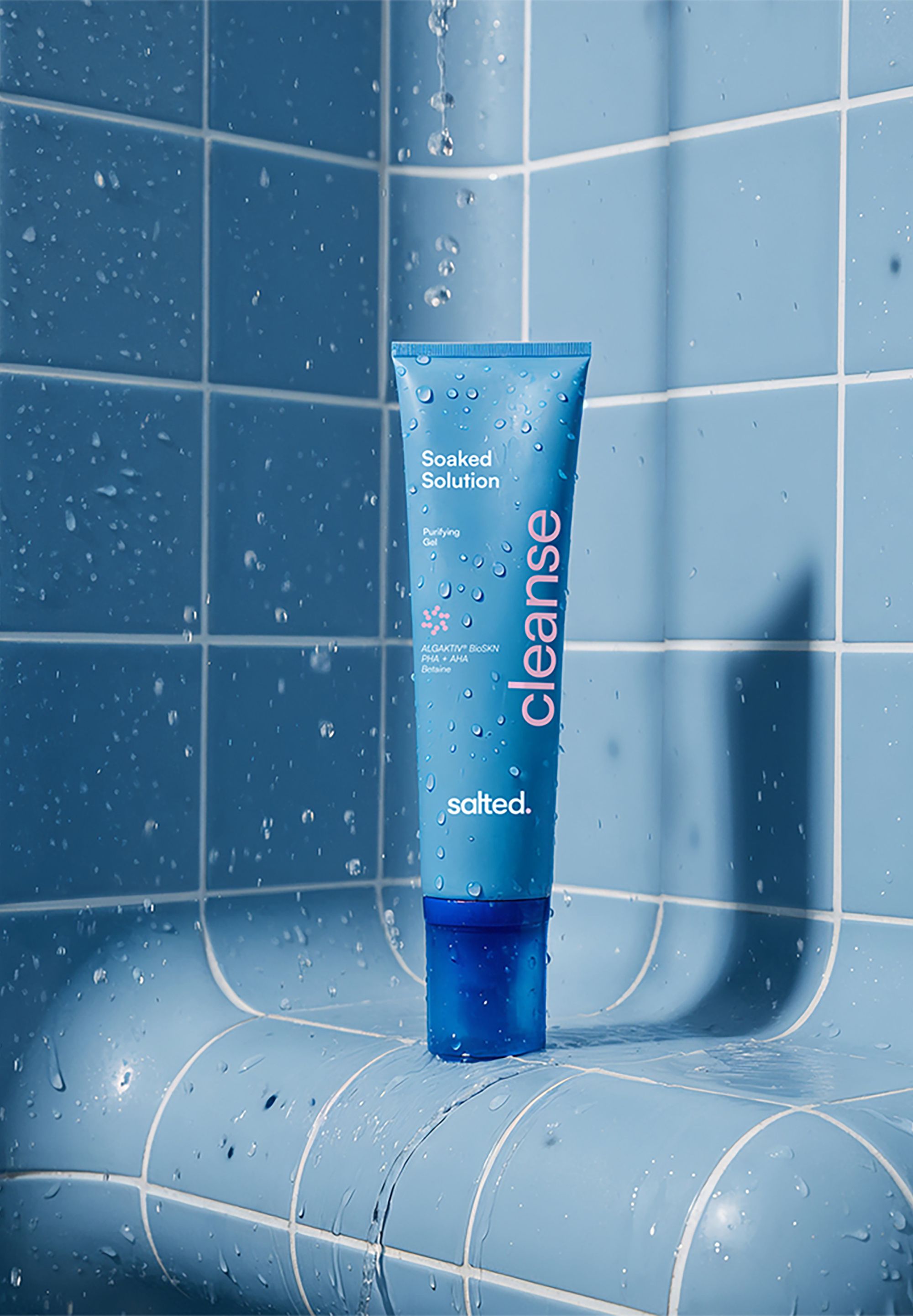 salted Klärendes Reinigungsgel Soaked Solution ohne Duft Frangrance-Free