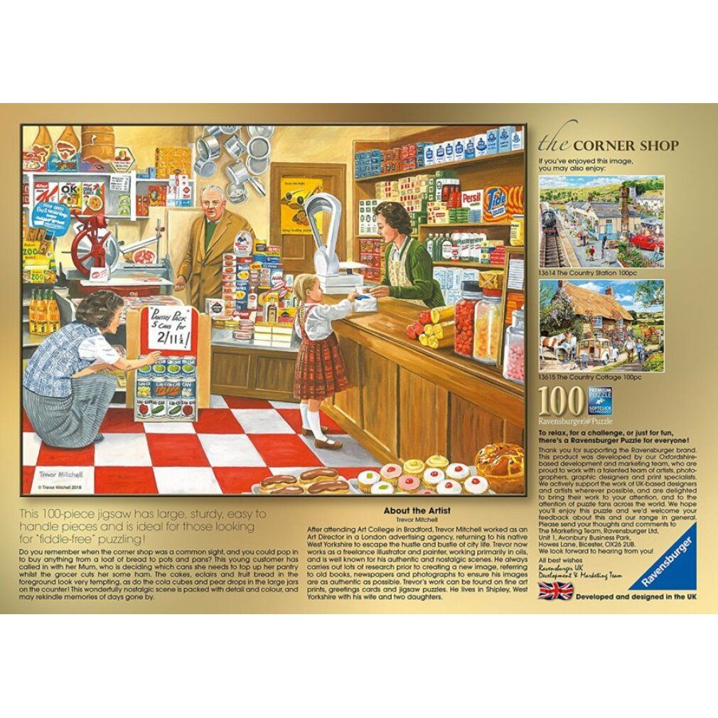 ravensburger Straßenecke Ladenpuzzle 100 Teile