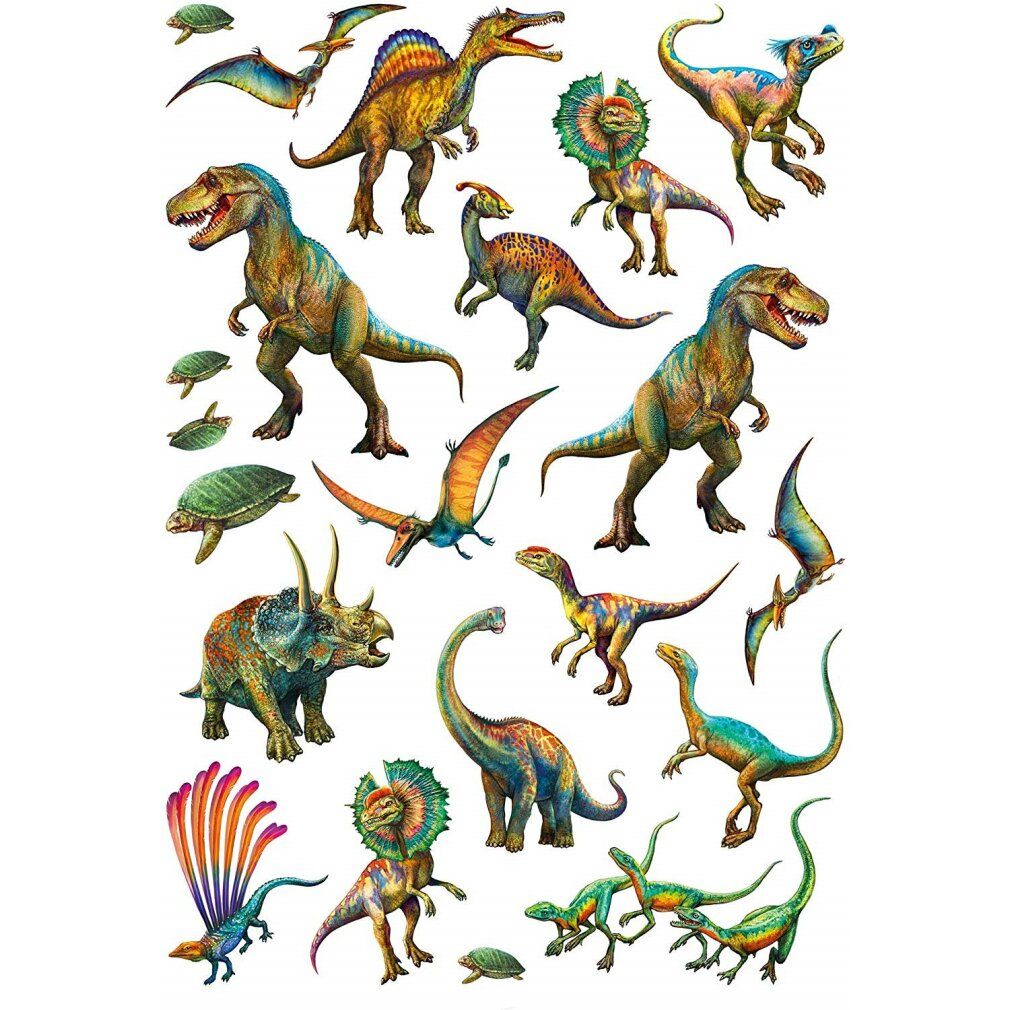 schmidt Puzzle Dinosaurier 150 Teile + Geschenk (Tattoos)
