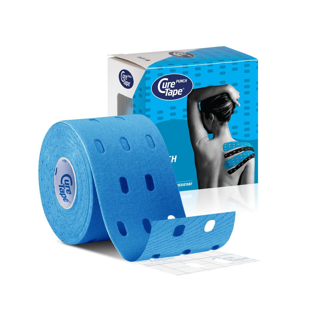 Cure Punch Original Kinesiology Tape Blau
