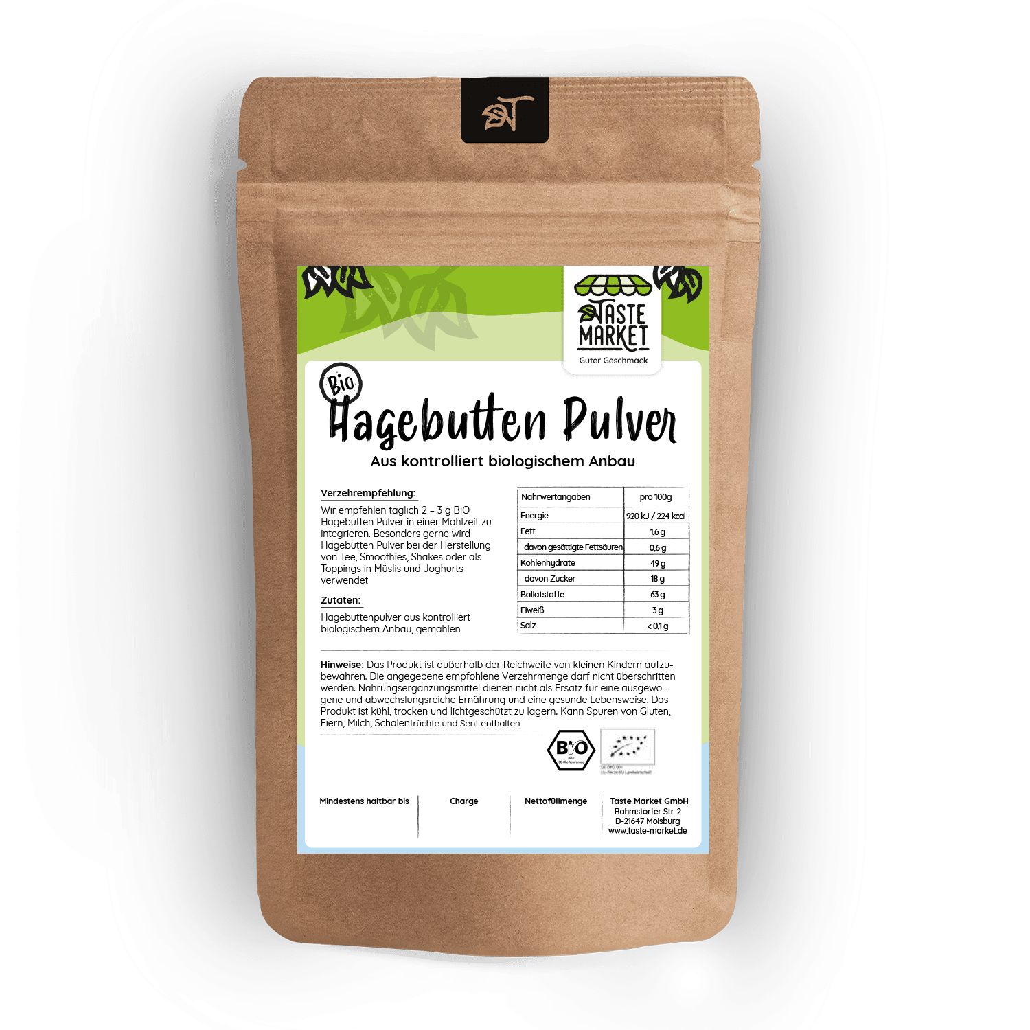 Taste Market BIO Hagebuttenpulver