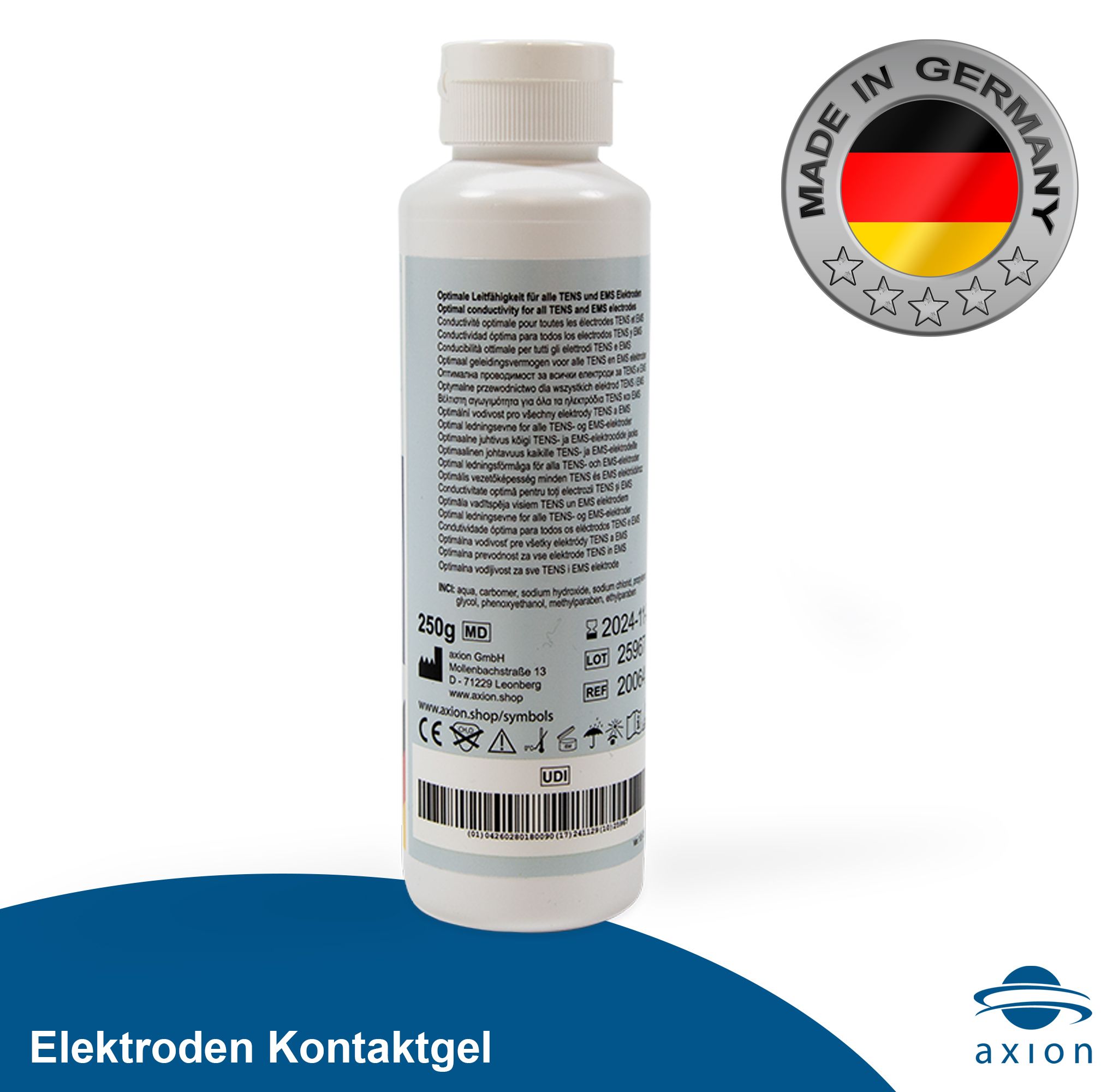 axion® Kontaktgel für EKG, EEG und TENS EMS Elektroden