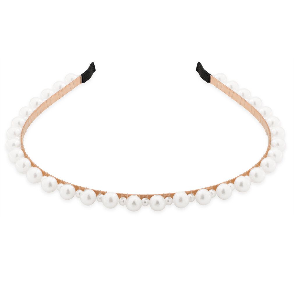 Dezentes Perlenstirnband für Haare
