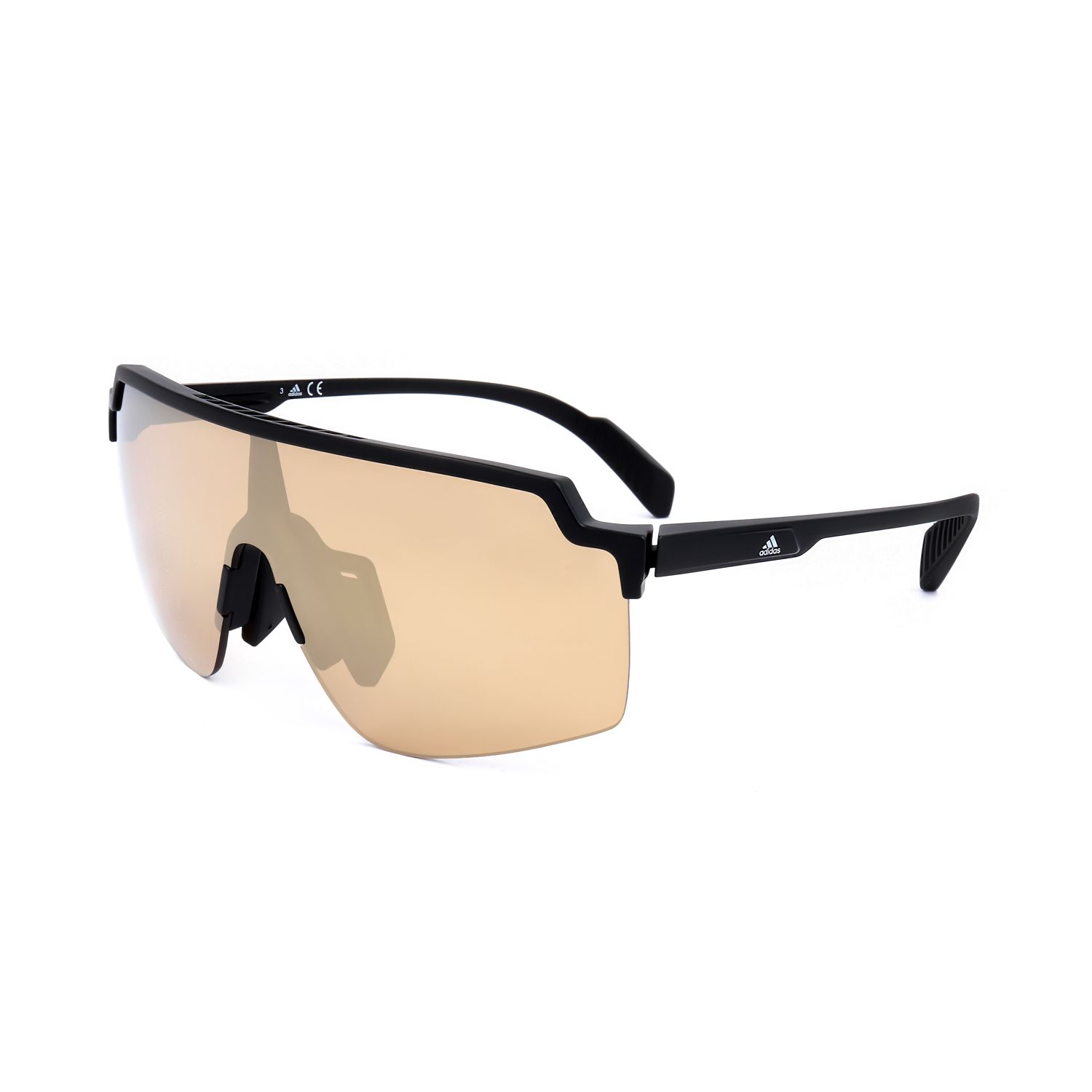 Adidas occhiali da sole unisex SP0018 black light brown