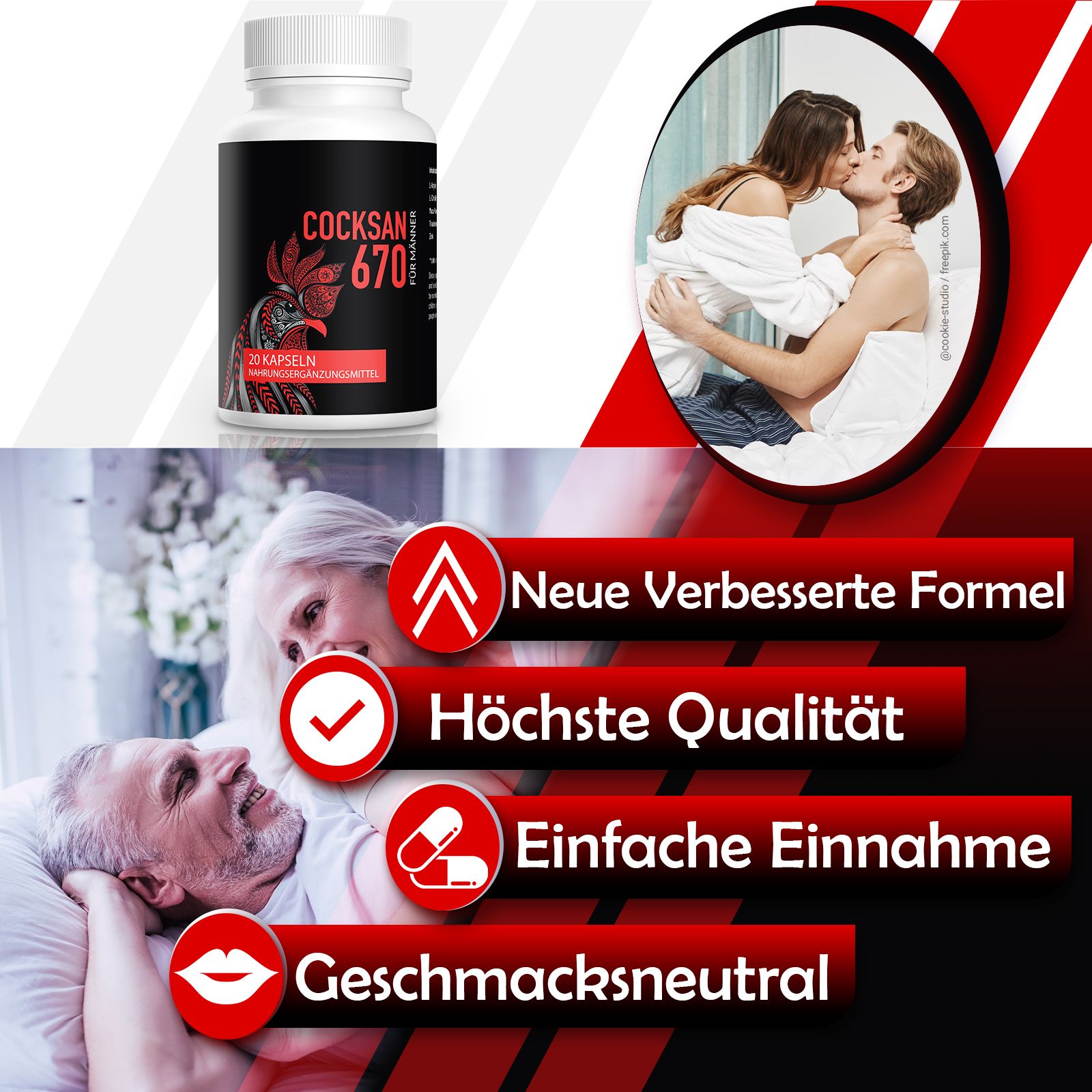 Cocksan 670 | Power Booster | Testosteron