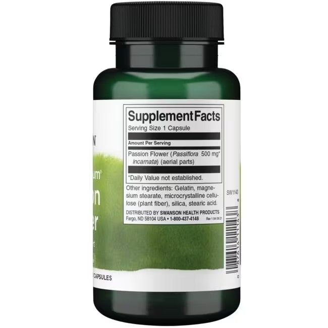 Swanson Passionsblume 500 mg