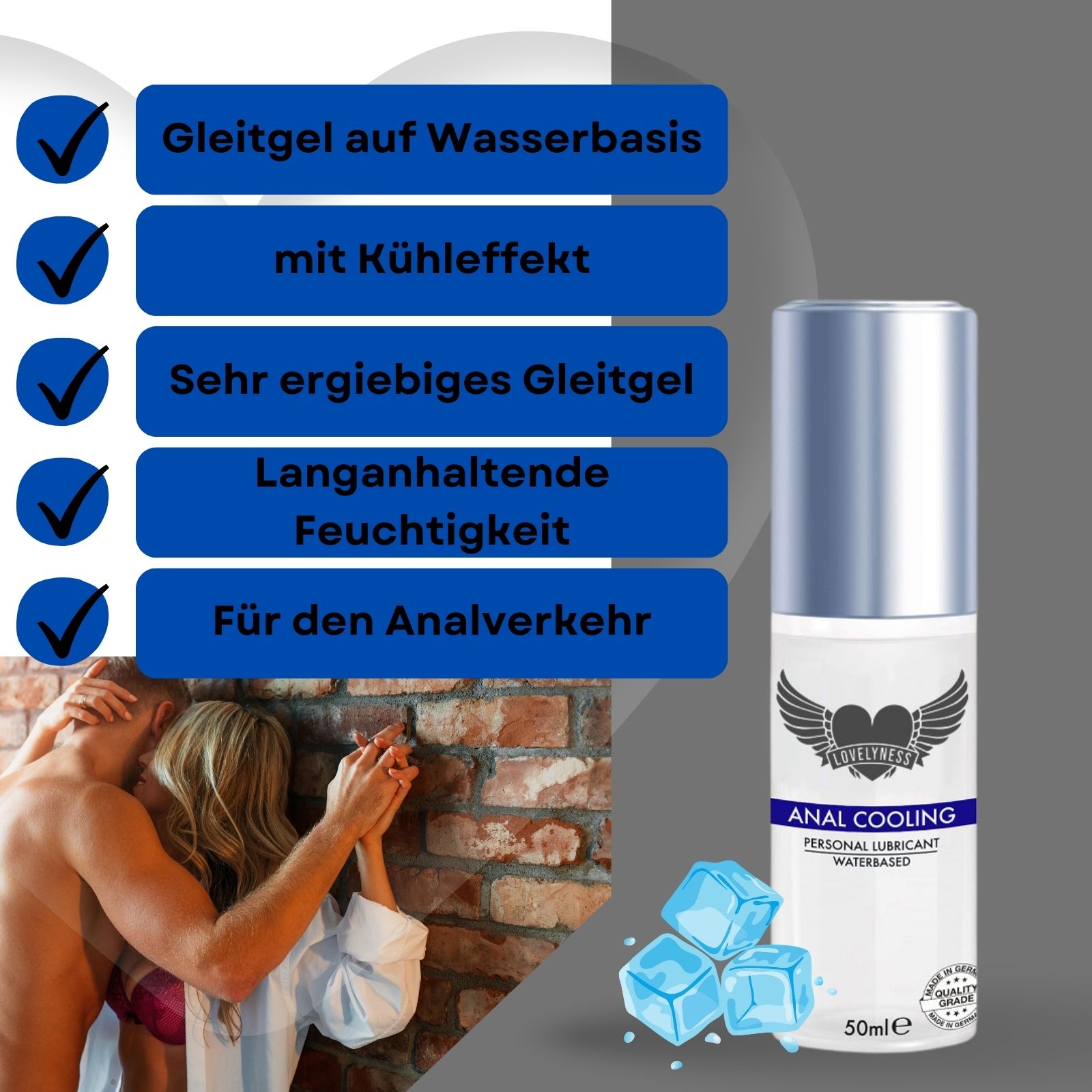 Lovelyness - Kühlendes Anal Gleitgel 50 ml