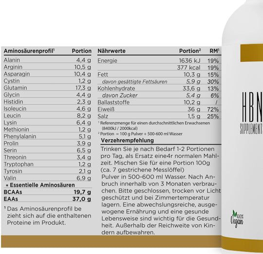 HBN Supplements - All In 1500 g Pulver