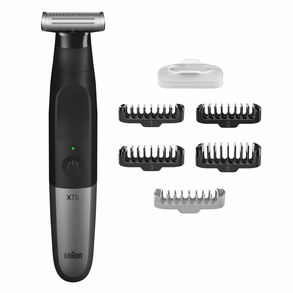 Braun - Trimmer fürs Gesicht "Series X - XT5100 Face + Body" in Schwarz