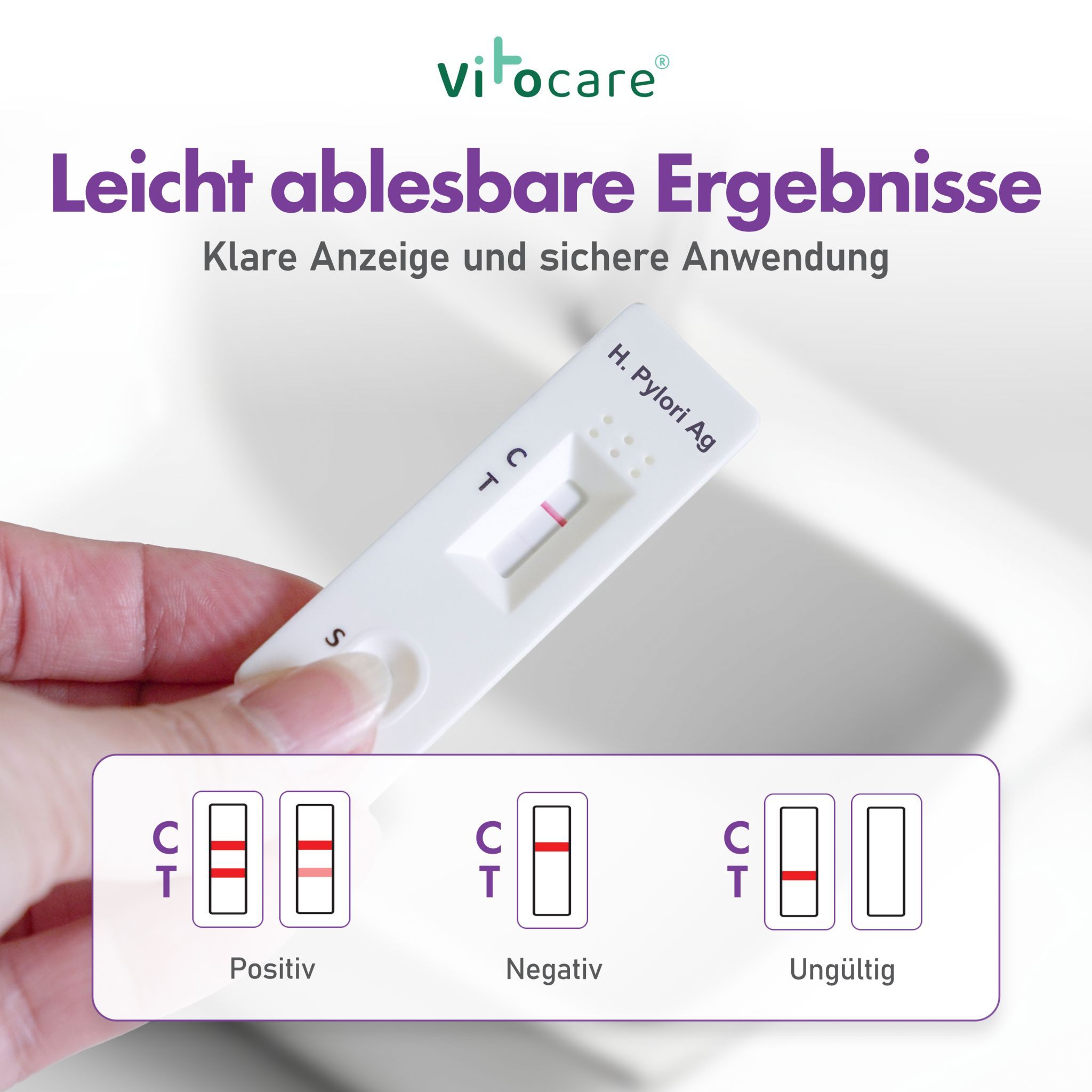 Vitocare Helicobacter Pylori Test - Stuhltest Magenbakterien