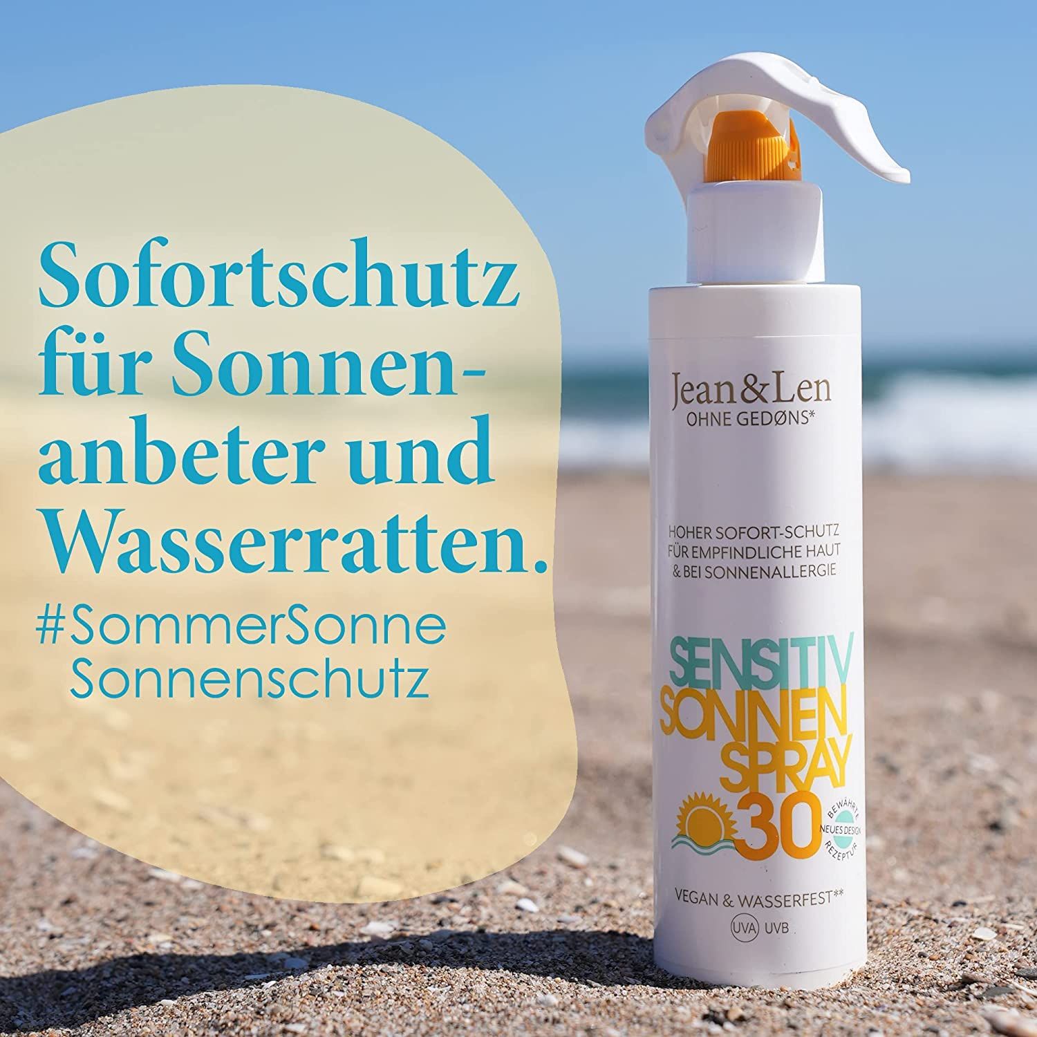 Jean & Len Sensitiv Sonnenspray 30LSF
