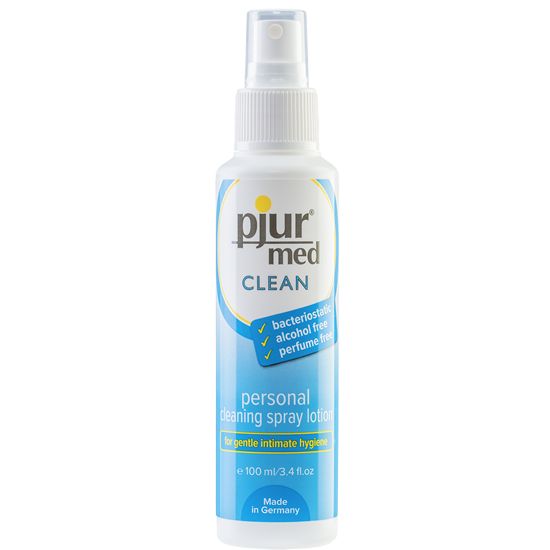 pjur® MED «Clean» Personal Cleaning Spray, antibakterielles Hygiene-Spray ohne Alkohol