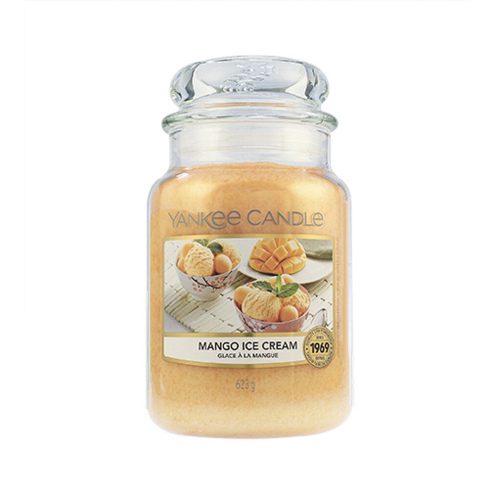 Yankee Candle Duftkerze Mango Ice Cream Large Jar 623g