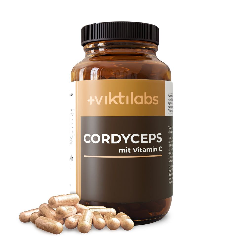 Viktilabs Premium Cordyceps: Vitalpilz mit Vitamin C