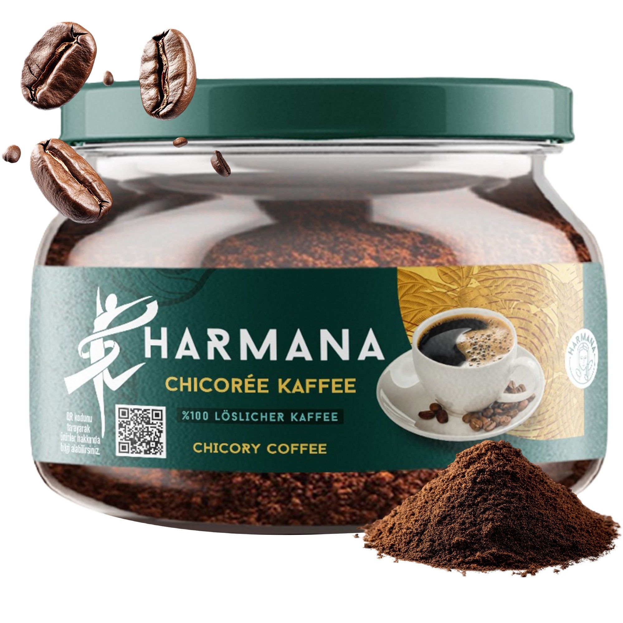 Harmana Chicorée Kaffee 100 g Pulver