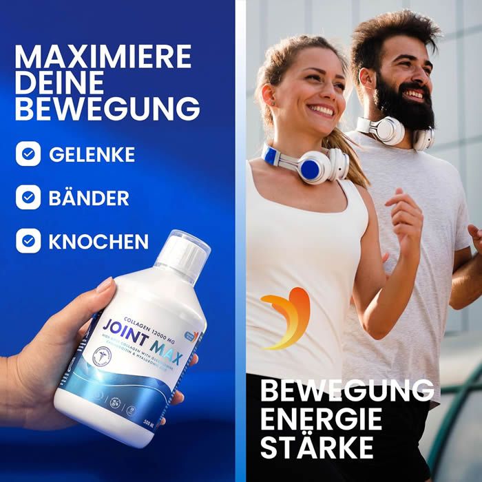 Swedish Nutra® | Joint Support Max für Knorpel, Sehnen & Gelenke
