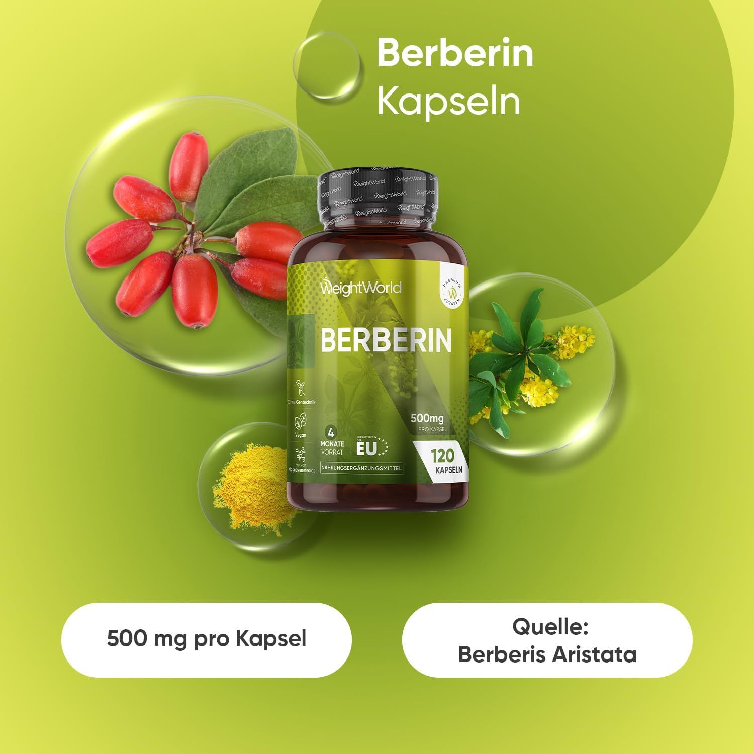 WeightWorld Berberin Hochdosiert V2602-8169