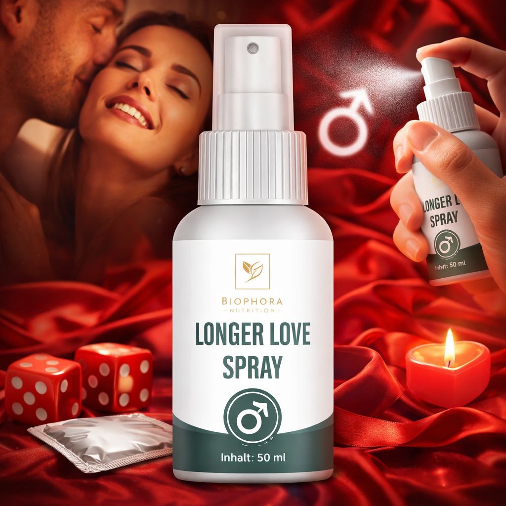 Longer Love Spray | Verzögerungsspray für Männer | Kontrolle & Ausdauer | 50ml