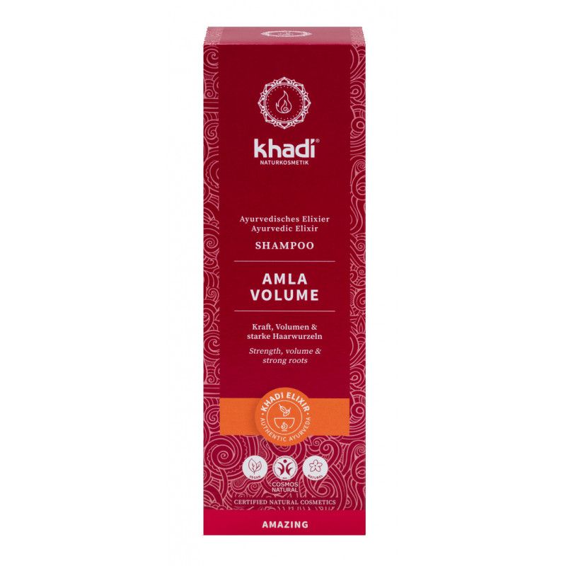 khadi Naturkosmetik Ayurvedisches Elixier Shampoo Amla Volume