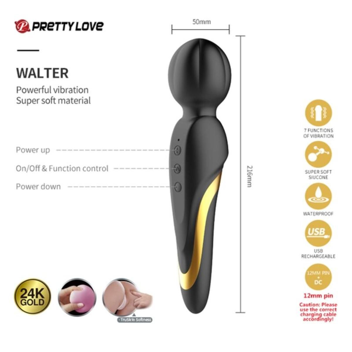 Pretty Love Sextoy-Kit "Black & Gold: Queens Luxury Kit"