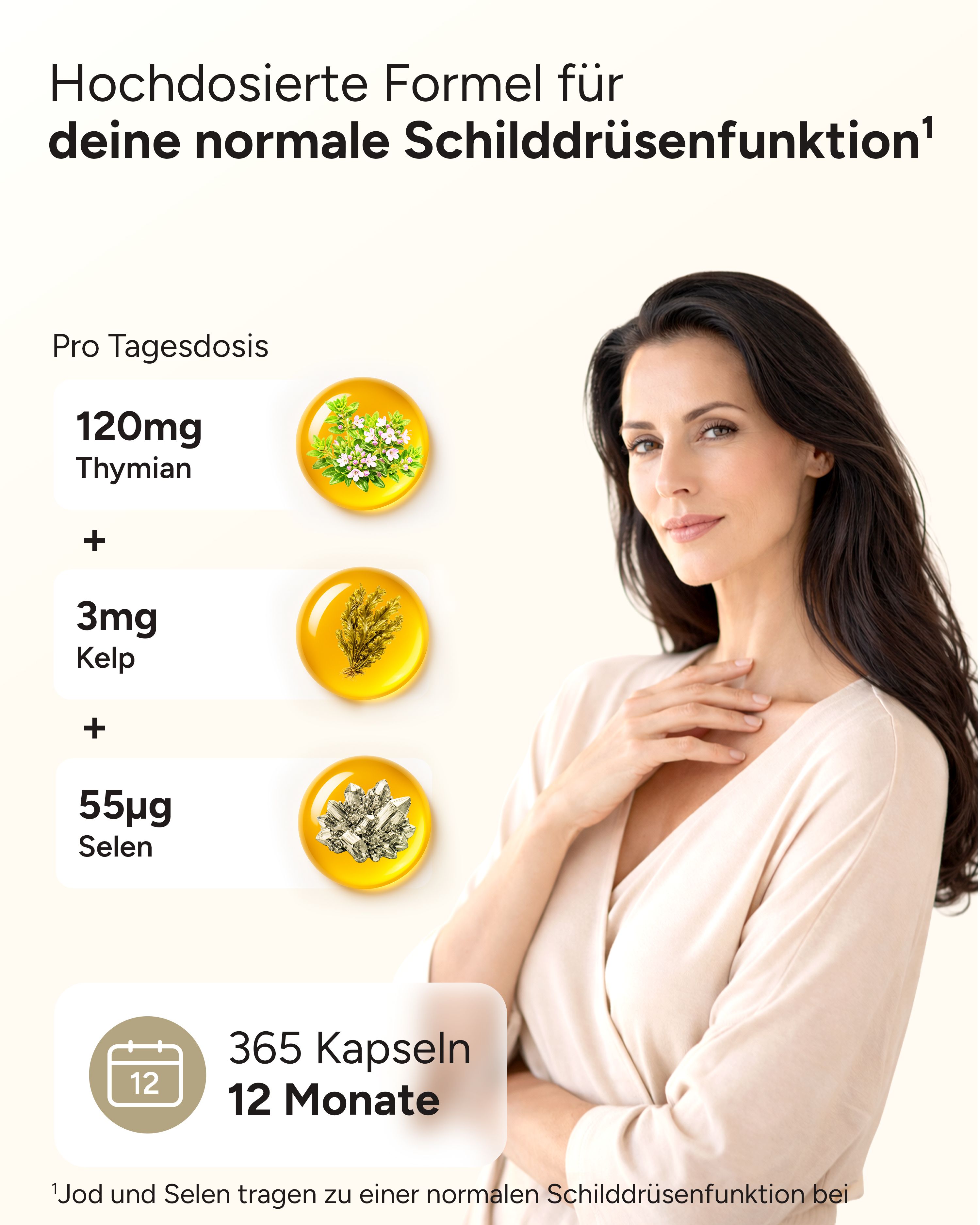 plantomol® Jod Selen Komplex bei Schilddrüsenunterfunktion - Schilddrüsen Harmonie