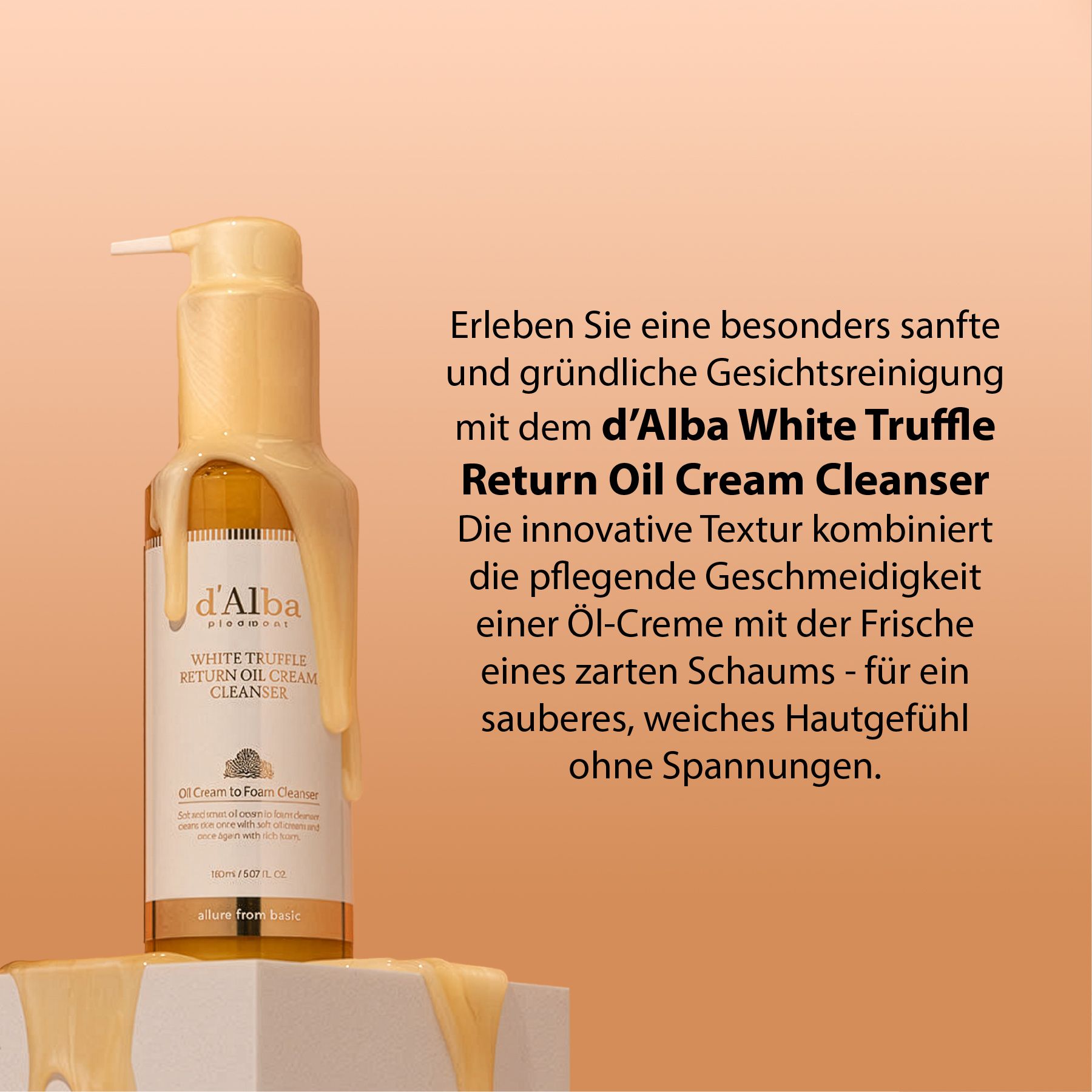 d'Alba Make-up-Entferner White Trüffle Return Cream Cleanser Reinigungscreme