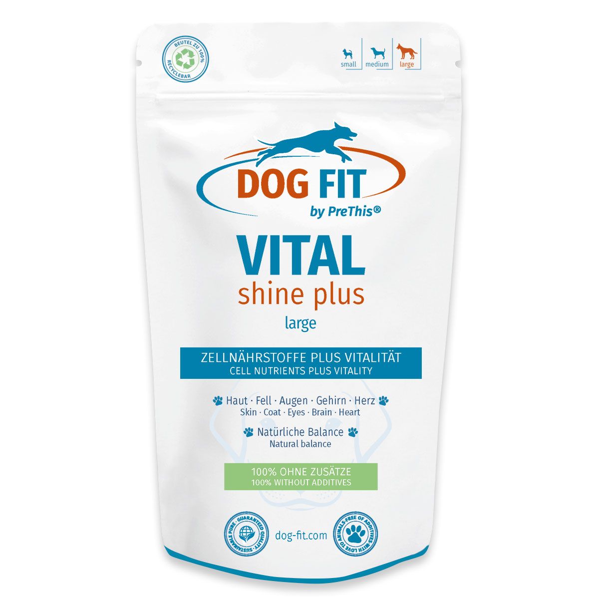 DOG FIT by PreThis® VITAL shine plus » Haut, Fell & Zellgesundheit » Hunde (large)