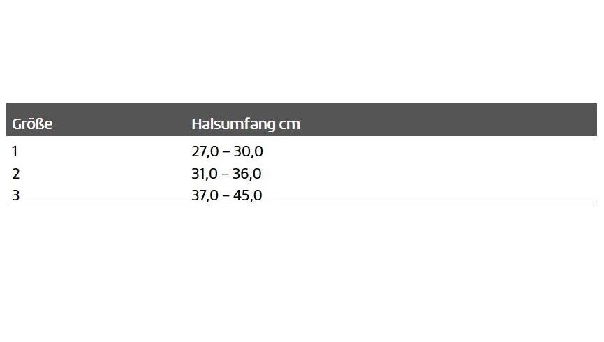THUASNE CICATREX postoperative Kompressions-Kinnschlinge mit Klettverschluss u. flachen Nähten
