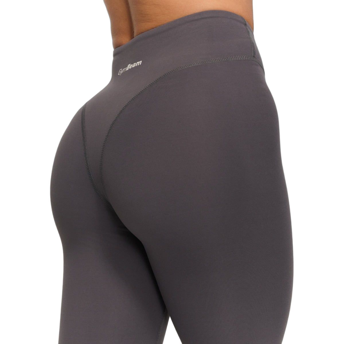 GymBeam Leggings Damen hohe Taille ohne Taschen Grey