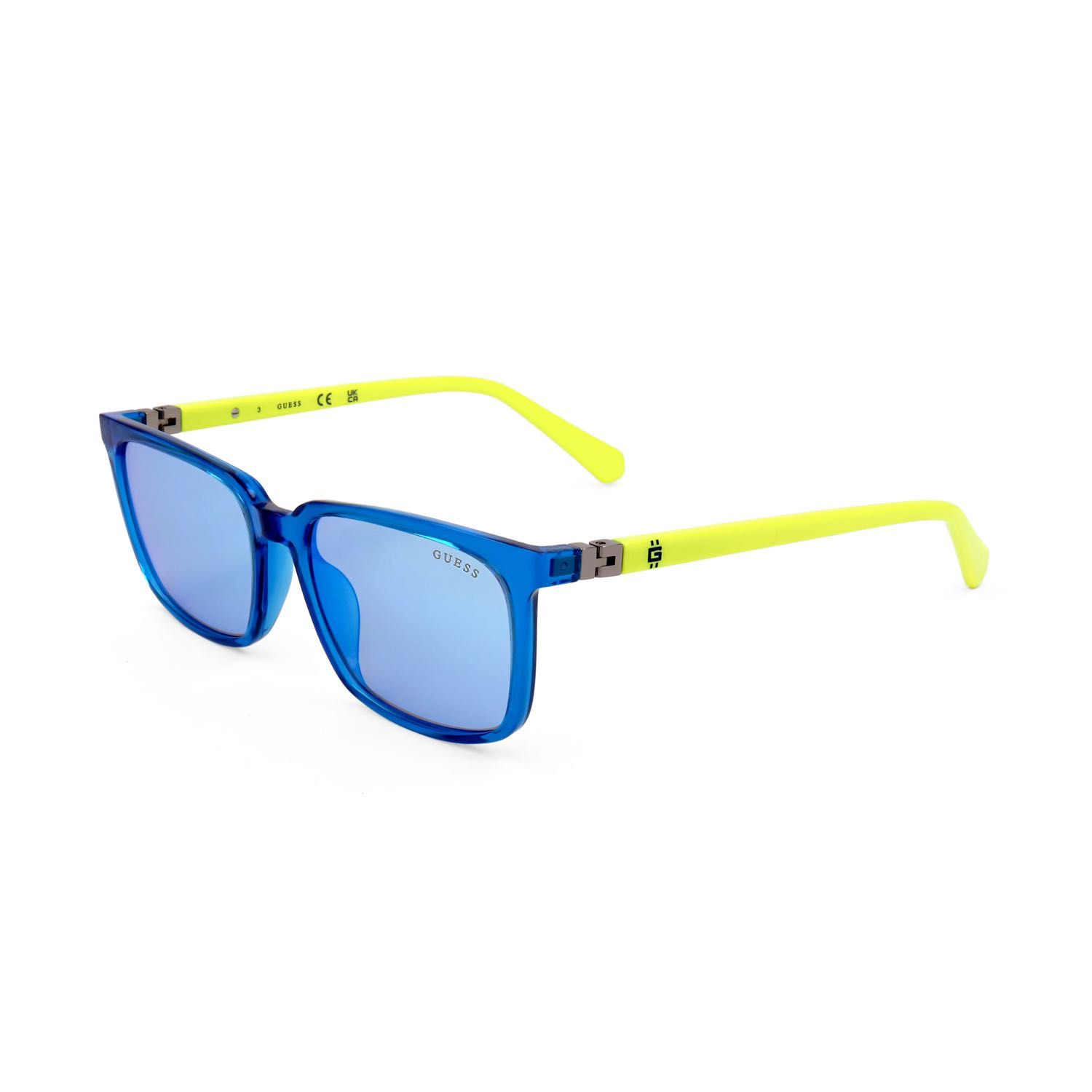 Guess occhiali da sole bambino/a GU8294 light blue neon yellow