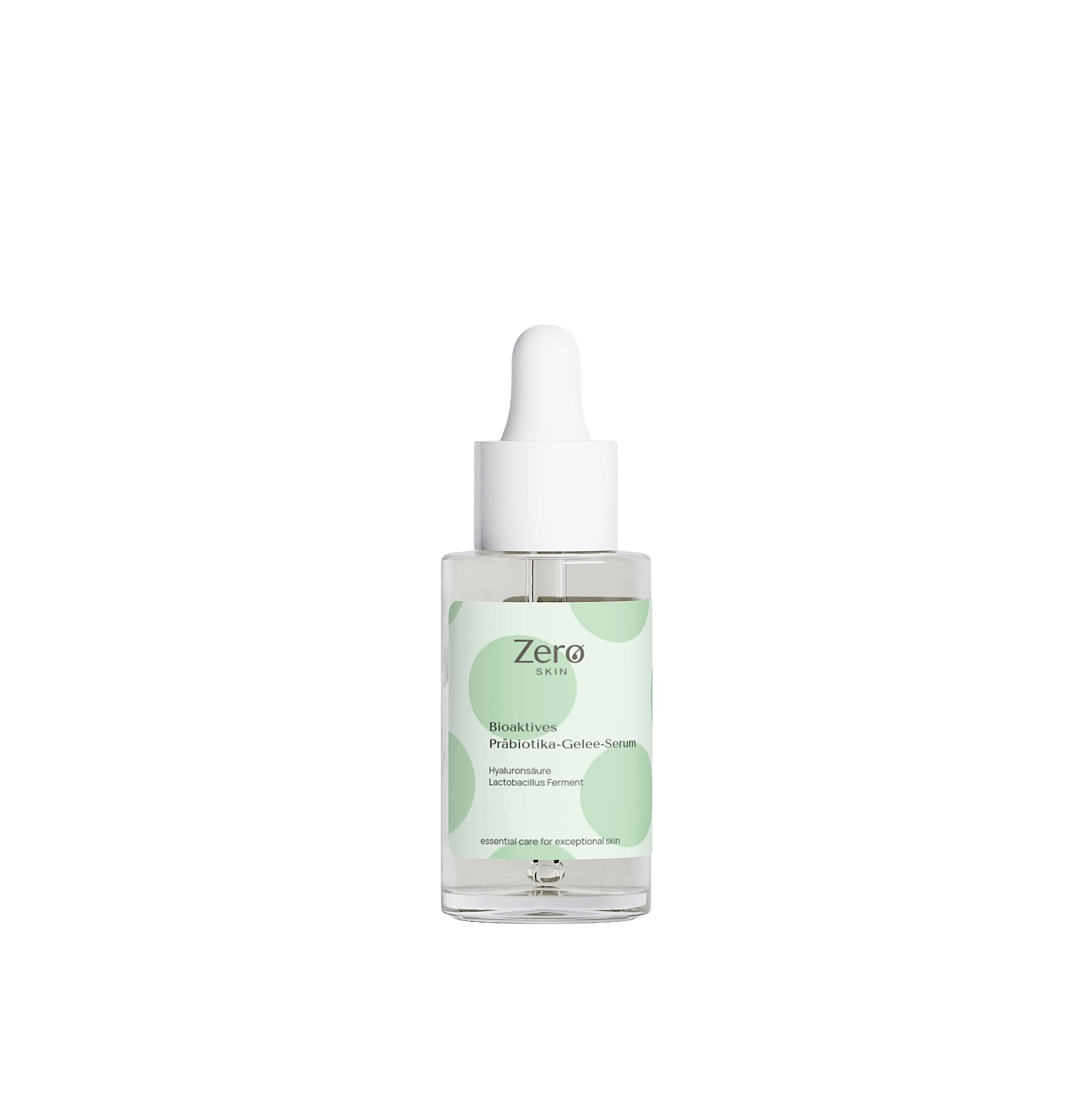 Zero Skin Bioaktives Präbiotika-Gelee-Serum, beruhigend hydratisierend für empfindliche Haut
