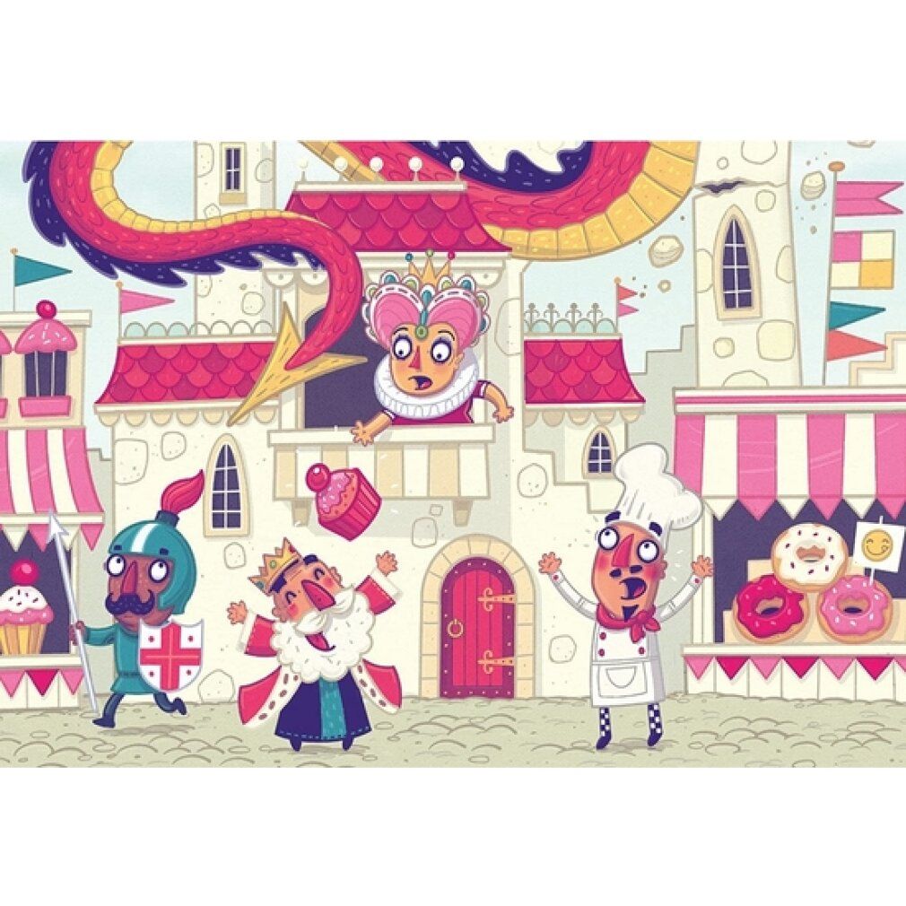 ravensburger Puzzle&Play: das königreich der Donuts 2x24 Teile