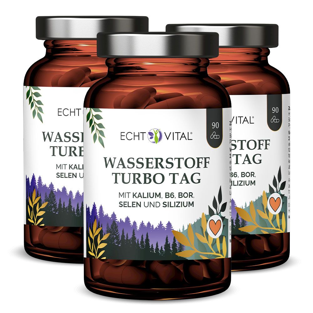 Echt Vital Wasserstoff Turbo Tag 3x90 St Kapseln