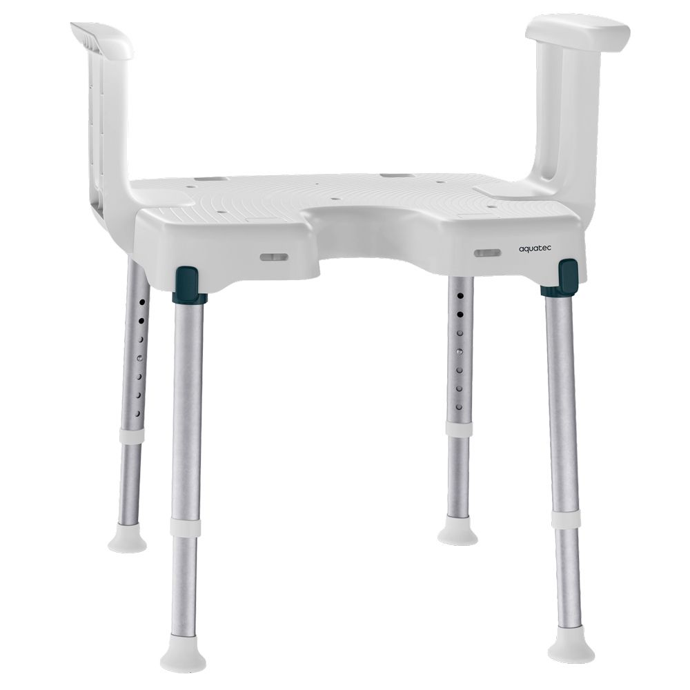 Aquatec Pure Isla Duschhocker mit Armlehnen 1 St