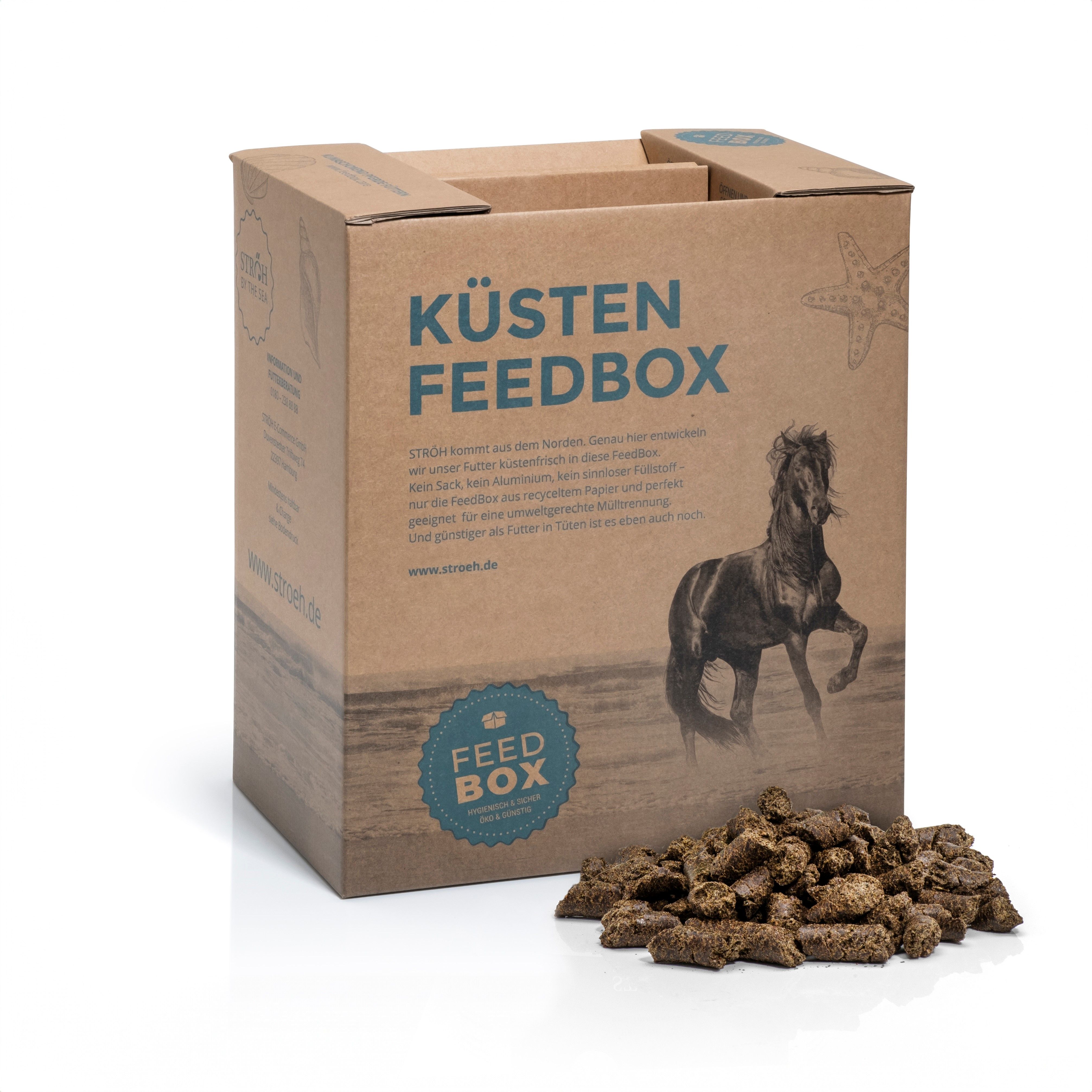 STRÖH Hanfpellets  Feedbox
