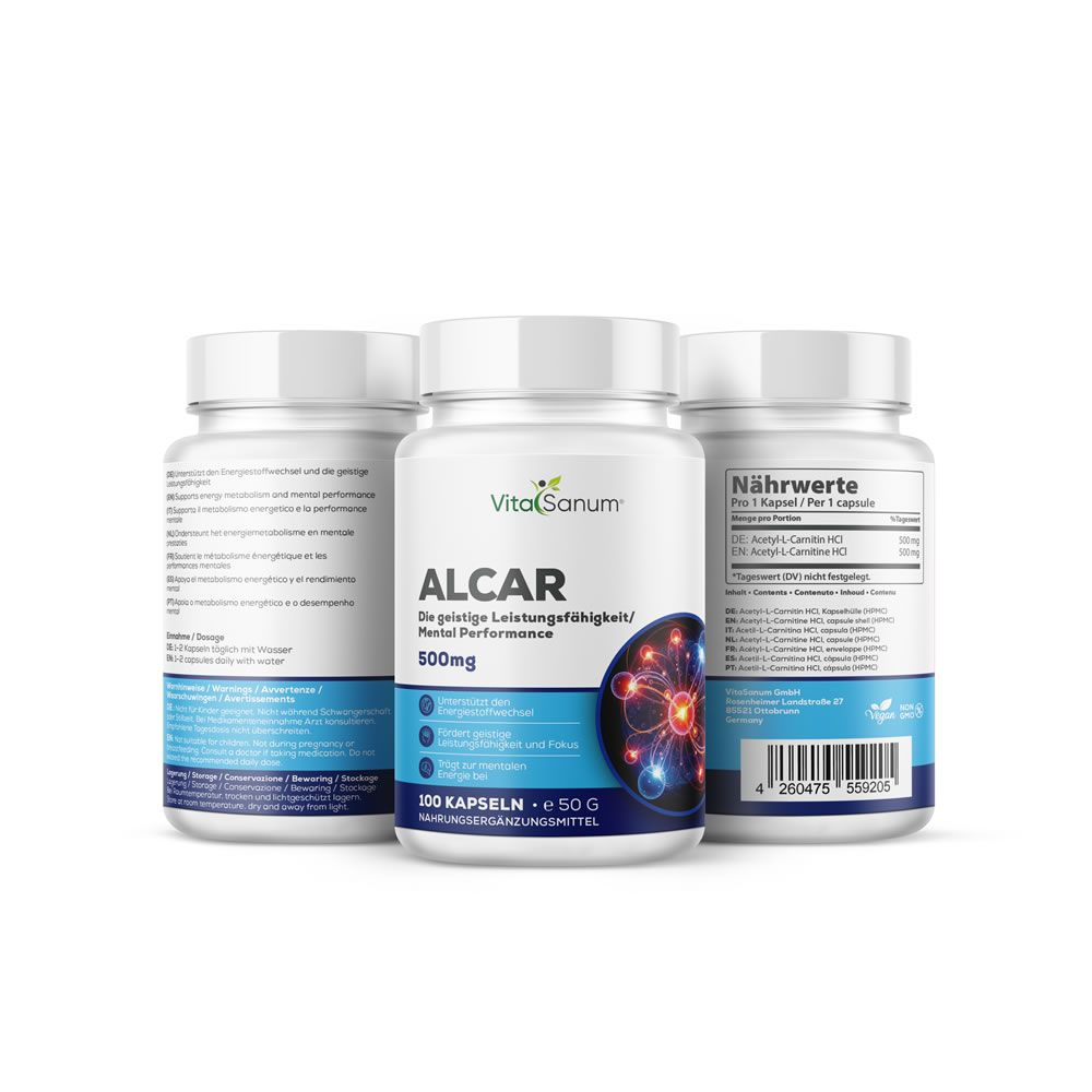VitaSanum®- ALCAR (Acetyl L-Carnitin HCl)