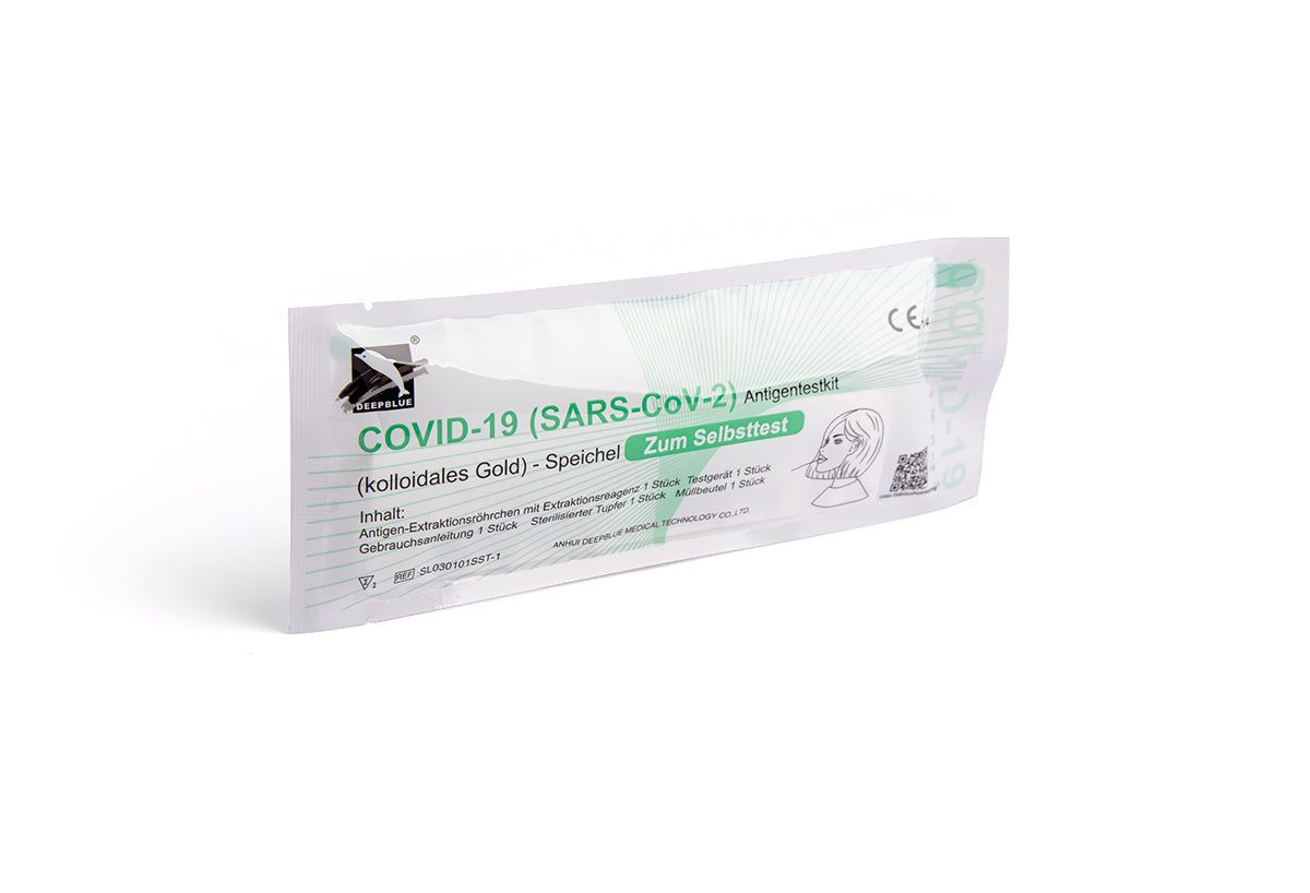 Deepblue COVID-19 Lolli Test Antigen Test Kit CE1434 Selbsttest im ...