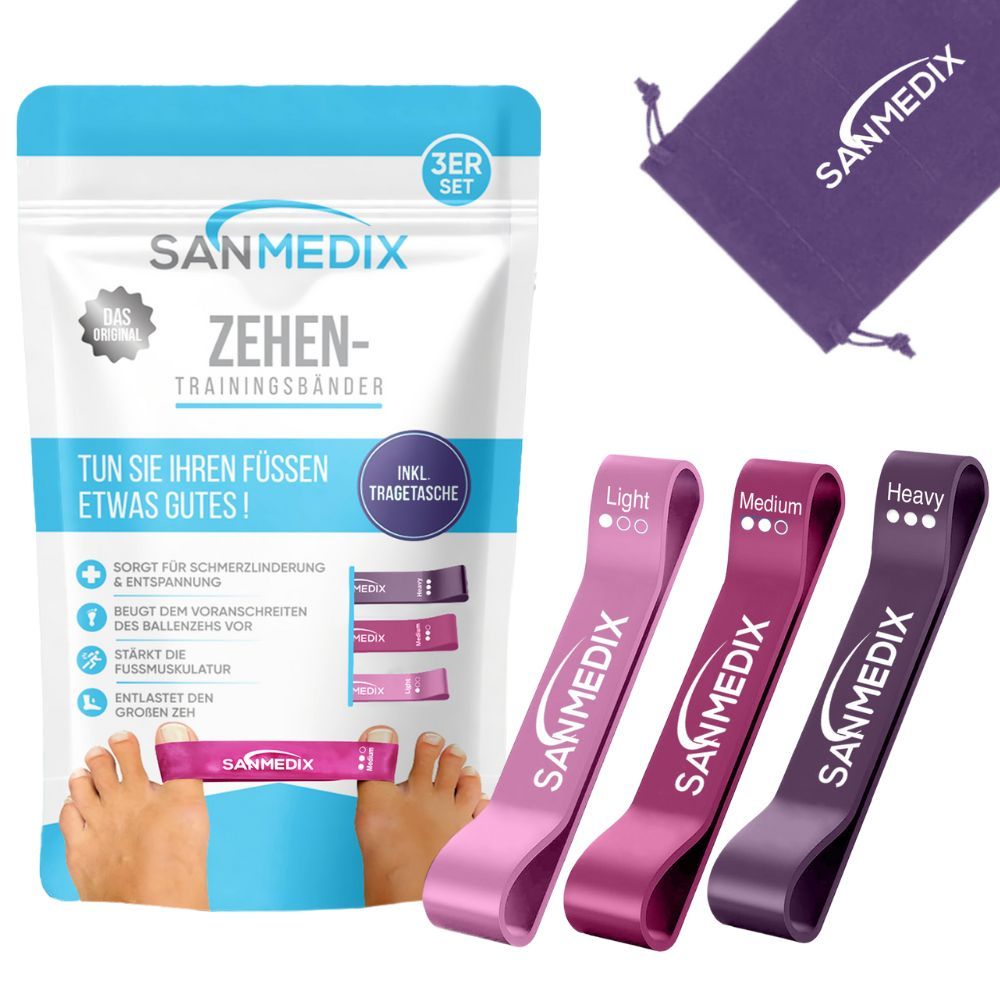 Sanmedix® Hallux Valgus Korrektur Trainingsbänder