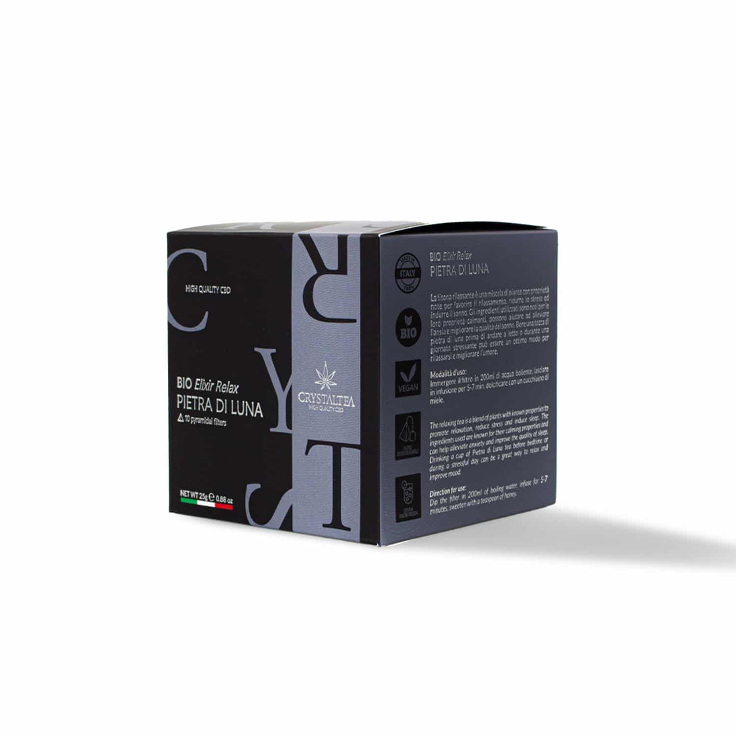 Crystalweed - Tisana Relax Bio - Pietra di Luna