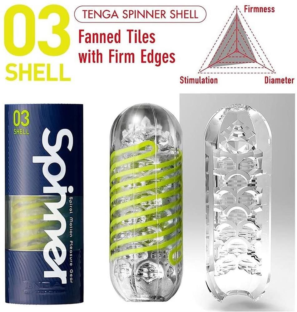 Tenga Masturbator "Spinner Shell"
