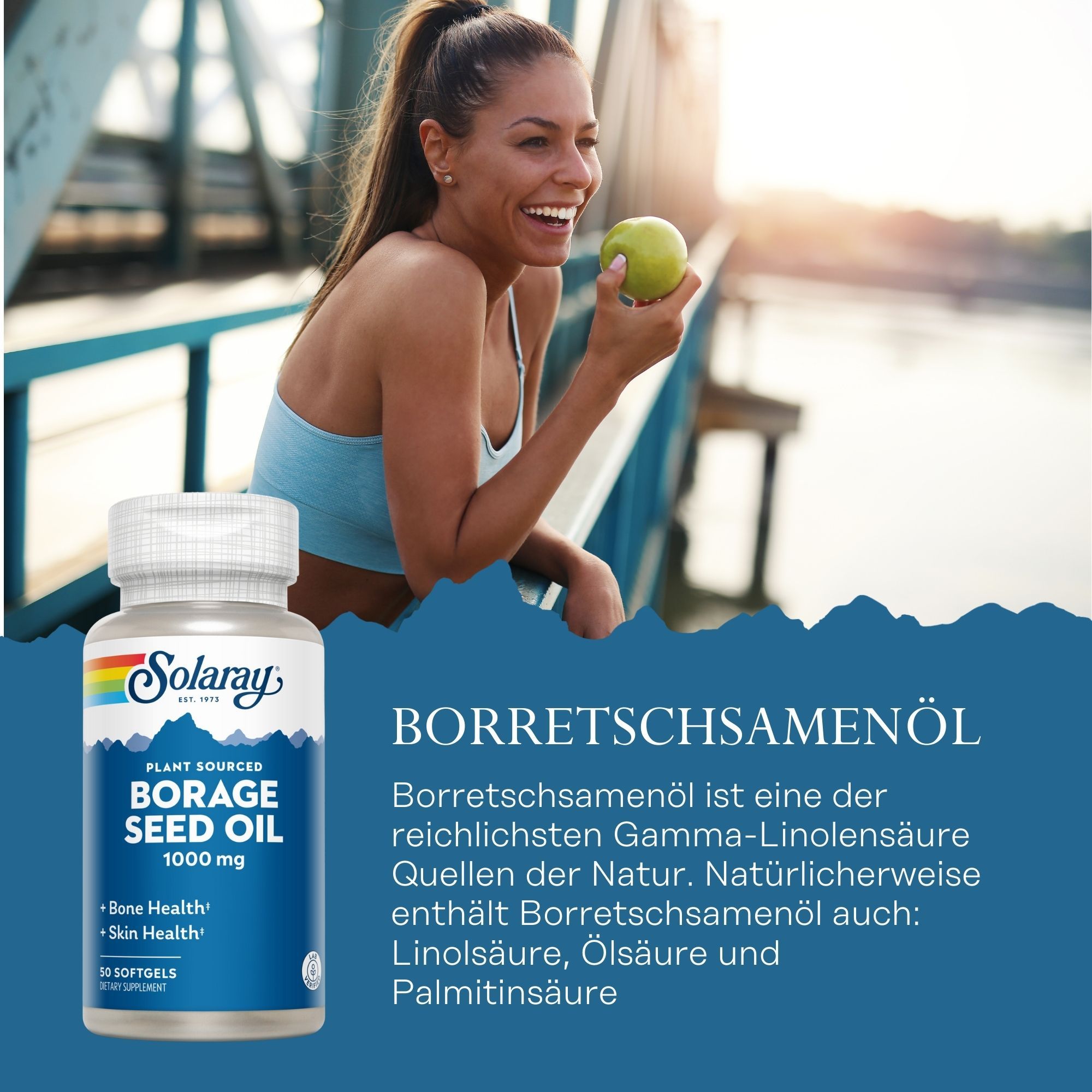 Solaray Borretschsamenöl 240 mg GLA