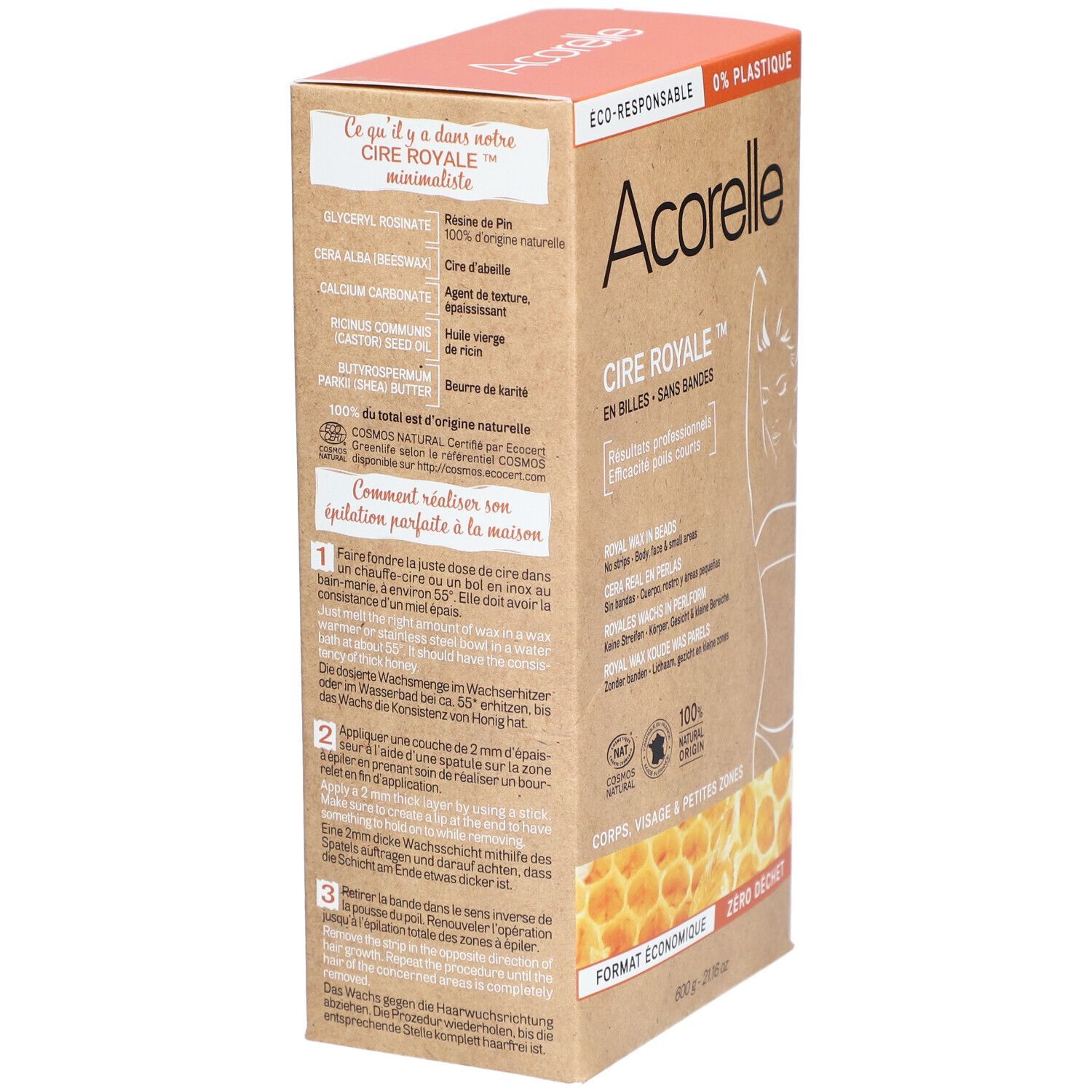 Acorelle Cire Royale Bille Bio600G 600 g Wachs