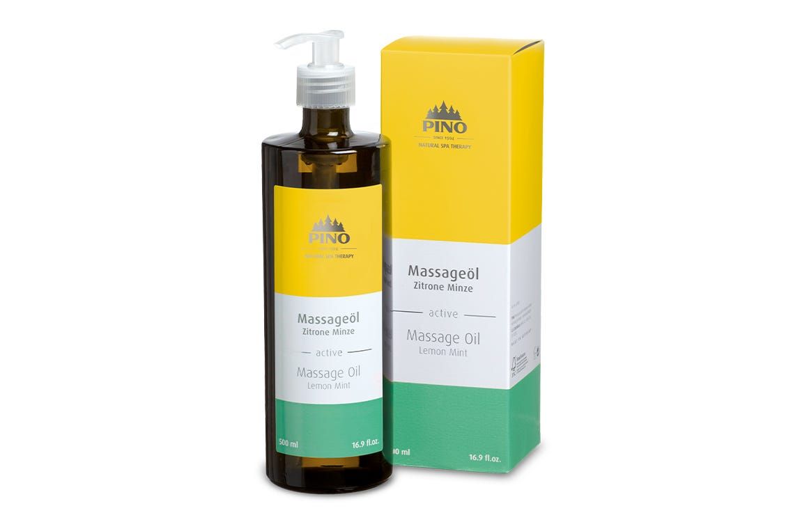 Pino Massageöl Zitrone Minze 100% Naturrein