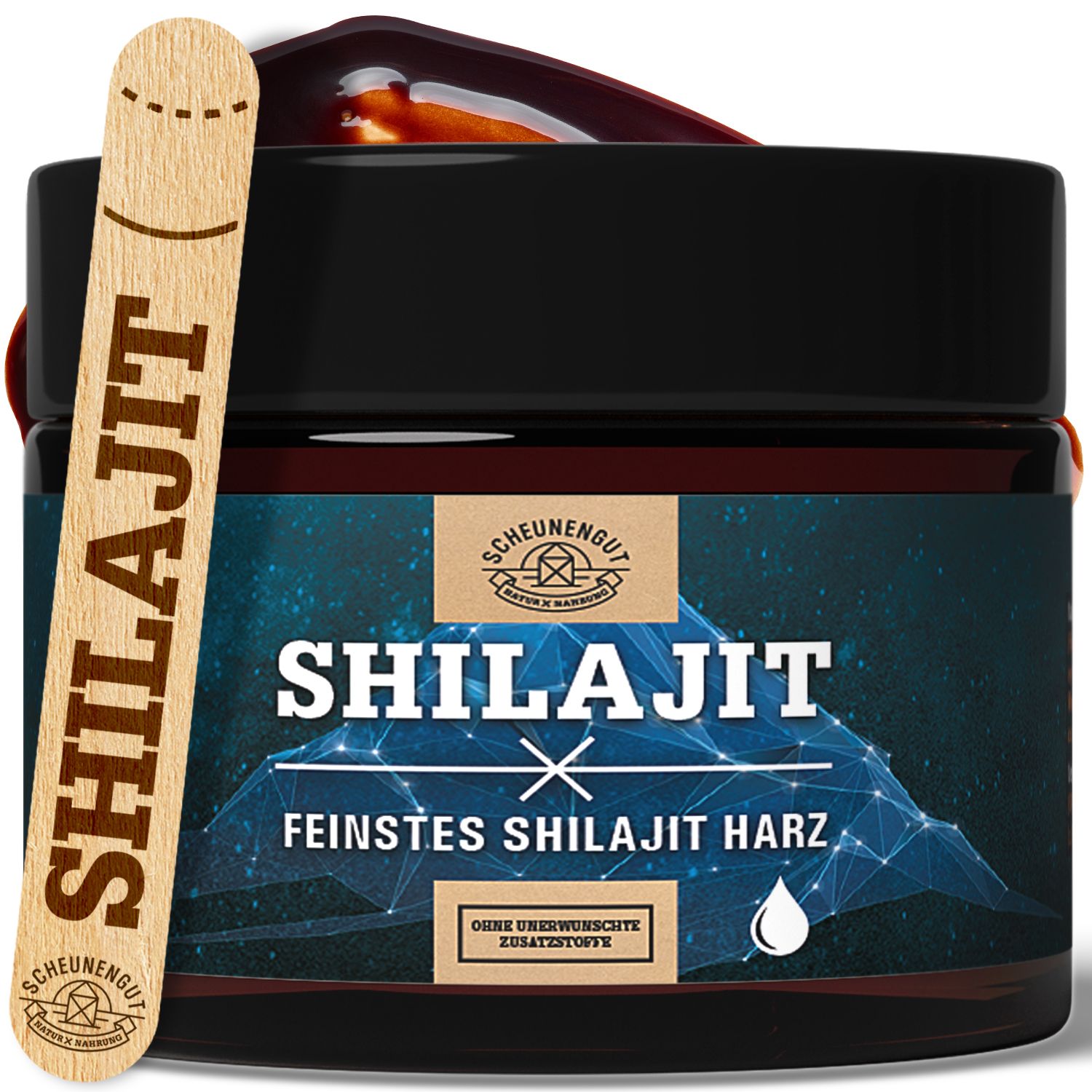 Scheunengut Shilajit Harz Das Original Mit Dosierl ffel Im 