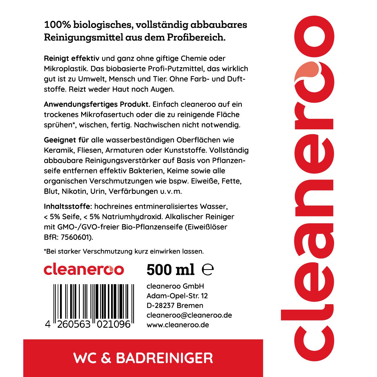 Cleaneroo WC- & Badreiniger