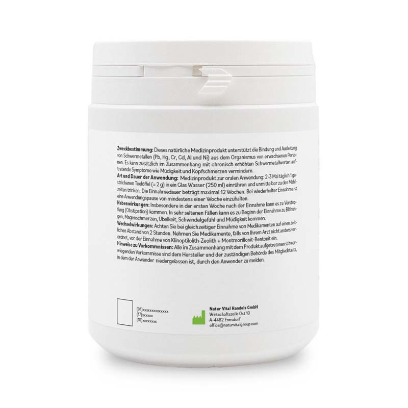 ZeoBent MED Detox-Pulver 400 g Pulver zur Herstellung einer Susp. zum Einnehmen