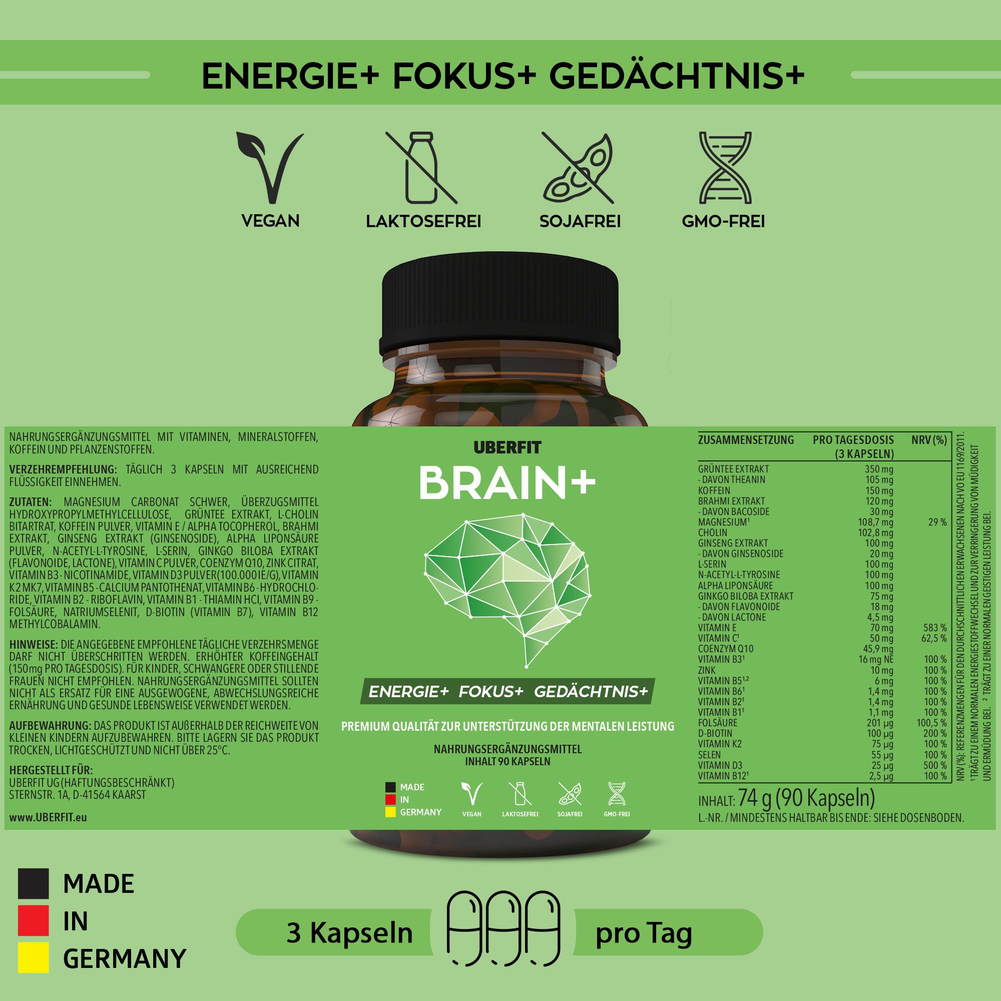 UberFit® BRAIN+