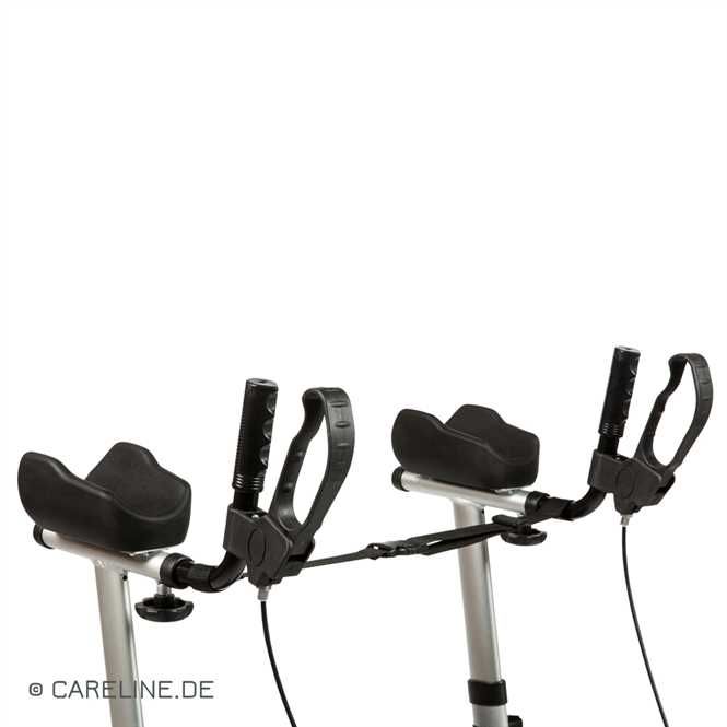 CareLine Leichtgewicht-Rollator mit Arthritisauflagen