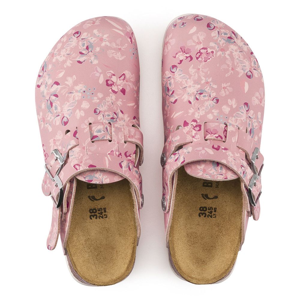 Clog Kay Superlauf, Birko-Flor, Flower Field Rose
