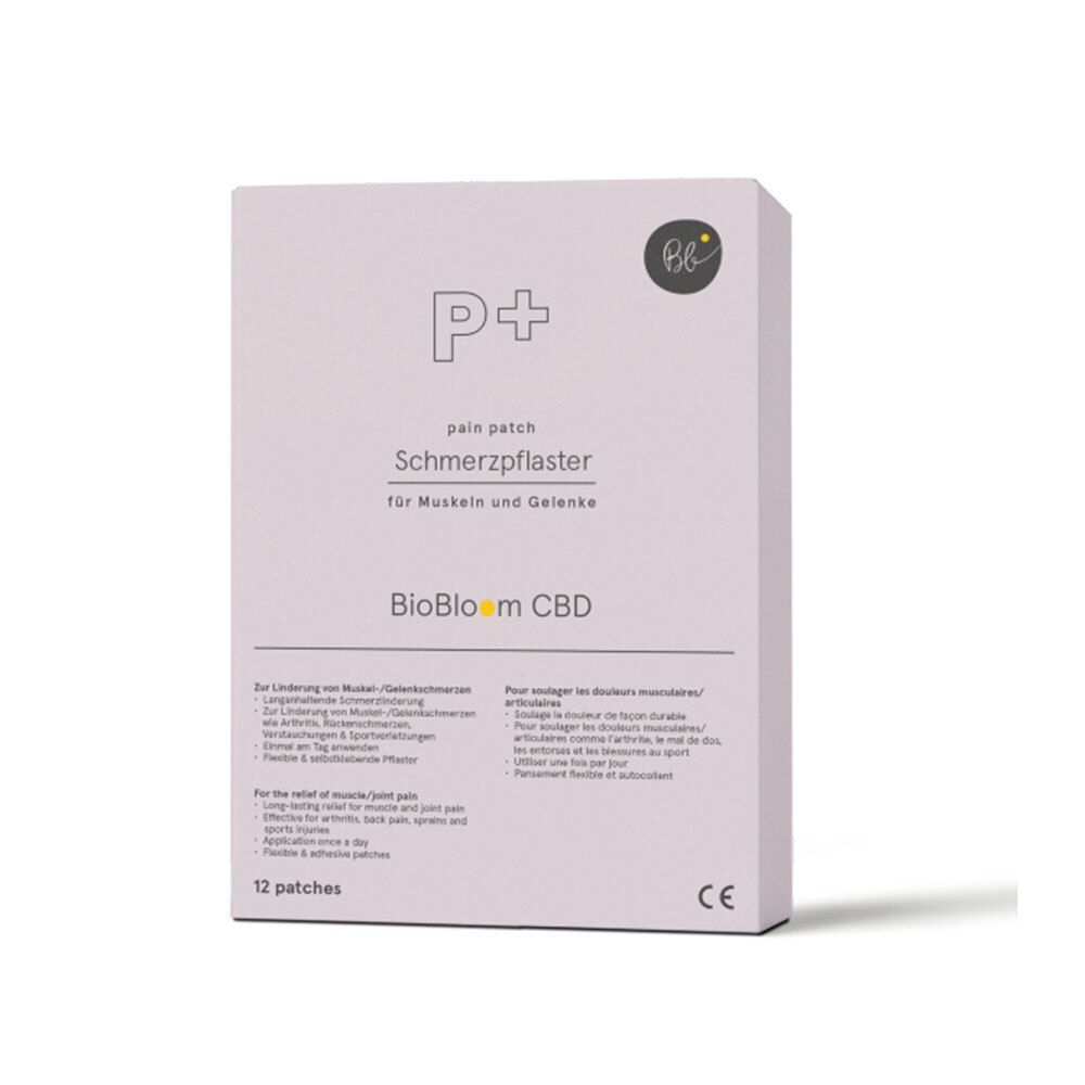 BioBloom Schmerzpflaster mit CBD - pain patch - Sparset